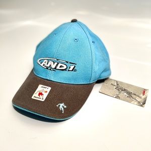 AND1 Icon Basketball Cap with Embroidered Logo Light blue Size Youth